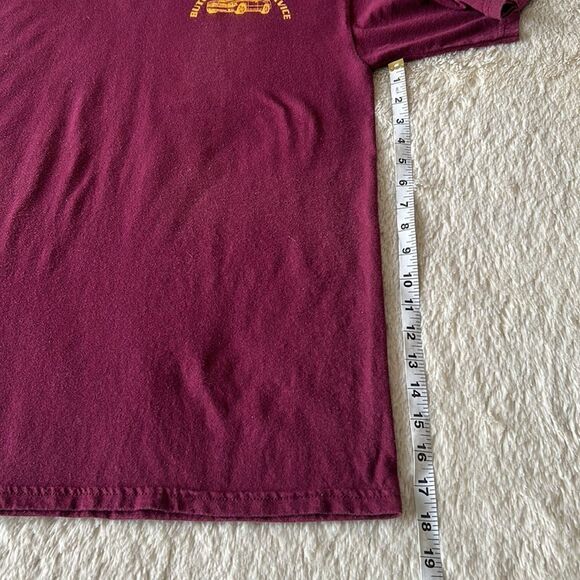 Butch's Auto Service short sleeve shirt maroon size large - Picture 13 of 16